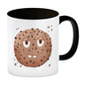 Keep calm and eat cookies Kaffeetasse mit lustigem Keks