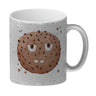 Keep calm and eat cookies Kaffeetasse mit lustigem Keks