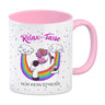 Relax-Tasse Einhorn mit Regenbogen Kaffeebecher