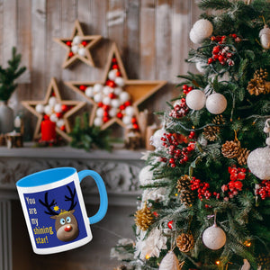 Weihnachten Kaffeebecher mit Rentier Motiv