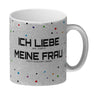 Ich liebe es, wenn meine Frau mich zocken lässt Kaffeebecher mit Pixelherz