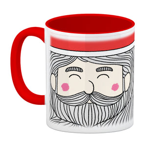 Santa Claus Kaffeebecher mit tollem weihnachtlichem Motiv