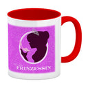 Prinzessin Aschenputtel Kaffeebecher in pink