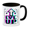 LVL UP Kaffeetasse mit witzigem Videospielmotiv