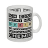 Cookies Kaffeetasse mit Spruch im Periodensystem für Chemiker