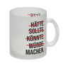 Motivation Kaffeebecher mit lustigem Motiv