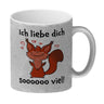 Ich liebe dich soooooo viel Kaffeebecher mit niedlichem Eichhörnchen