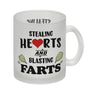 Stealing hearts and blasting farts Kaffeebecher