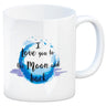 I love you to the Moon and back Valentinstag Kaffeebecher