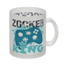 Zocker King Kaffeebecher mit Controller Motiv