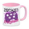 Zocker Prinzessin Kaffeebecher mit Controller Motiv