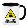 Caution Hot Coffee Kaffeebecher mit Warnsymbol