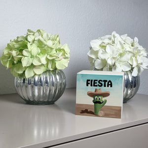 Fiesta - Kaktus mit Sombrero Spardose
