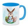 Osterhase und Ostereier Kaffeebecher