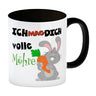 Ich mag dich volle Möhre Kaffeebecher mit süßem Hasen