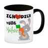 Ich liebe dich volle Möhre Kaffeebecher