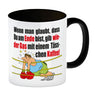 Motivation Kaffeebecher mit Boxer Motiv