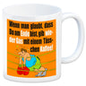 Motivation Kaffeebecher mit Boxer Motiv