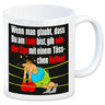 Motivation Kaffeebecher mit Boxer Motiv