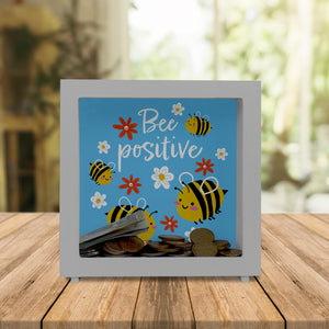Bee positive Spardose mit süßen Bienen