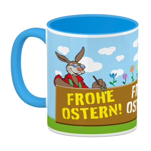 Frohe Ostern! Osterhase Kaffeebecher