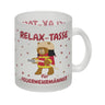 Relax Tasse für Feuerwehrmänner Kaffeebecher mit coolem Bären-Motiv