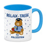 Relax Tasse für Polizisten Kaffeebecher mit hübschem Bär-Motiv