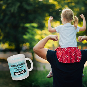 Schönen Vatertag von deinem kleinen Unfall Spermium Kaffeebecher zum Vatertag