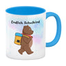 Endlich Schulkind Bär Kaffeebecher für die Einschulung