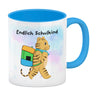 Endlich Schulkind Tiger Kaffeebecher für die Einschulung