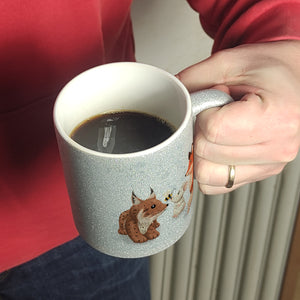 Schlauer Fuchs Kaffeebecher zur Einschulung mit Tiermotiv und Spruch