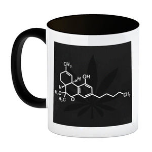 THC Molekül Kaffeebecher