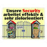 Wachhund Security Metallschild