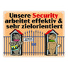 Wachhund Security Metallschild