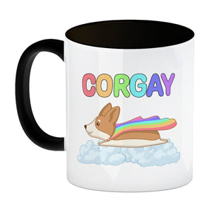 Corgay Hund LGBT-Bewegung Kaffeebecher