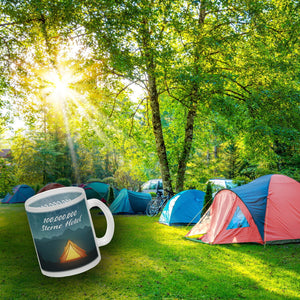 100.000.000 Sterne Hotel Kaffeebecher für Camper