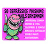 Phishing Mails Metallschild zum Thema Phishing Mails erkennen