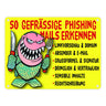 Phishing Mails Metallschild zum Thema Phishing Mails erkennen