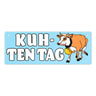 Kuh-ten Tag Metallschild mit Kuh zum Thema Bauernhof