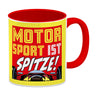 Motorsport ist spitze! Rennwagen Kaffeebecher