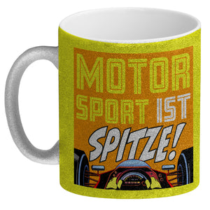 Motorsport ist spitze! Rennwagen Kaffeebecher