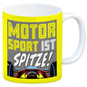 Motorsport ist spitze! Rennwagen Kaffeebecher