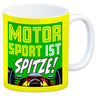 Motorsport ist spitze! Rennwagen Kaffeebecher