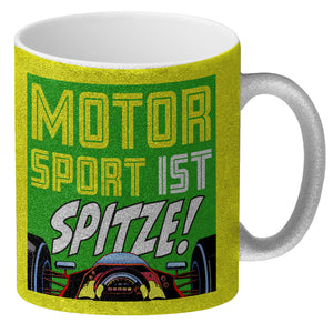 Motorsport ist spitze! Rennwagen Kaffeebecher