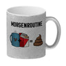 Meine Morgenroutine Kaffee + Kippe = Kacken Kaffeebecher