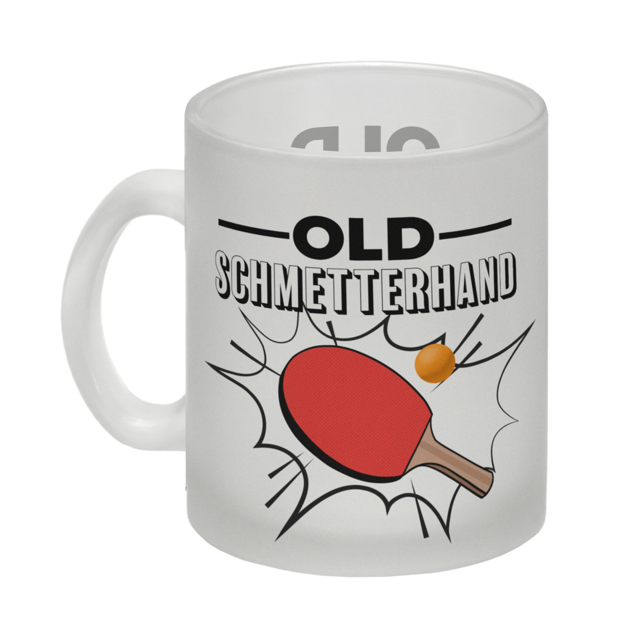 Old Schmetterhand Tischtennis Wortspiel Kaffeebecher