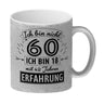 Witziger Kaffeebecher für den 60. Geburtstag mit Motiv: Erfahrung