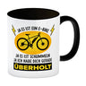 Ja es ist ein E-Bike Kaffeebecher mit lustigem Spruch