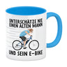 Unterschätze nie einen alten Mann und sein E-Bike Kaffeebecher