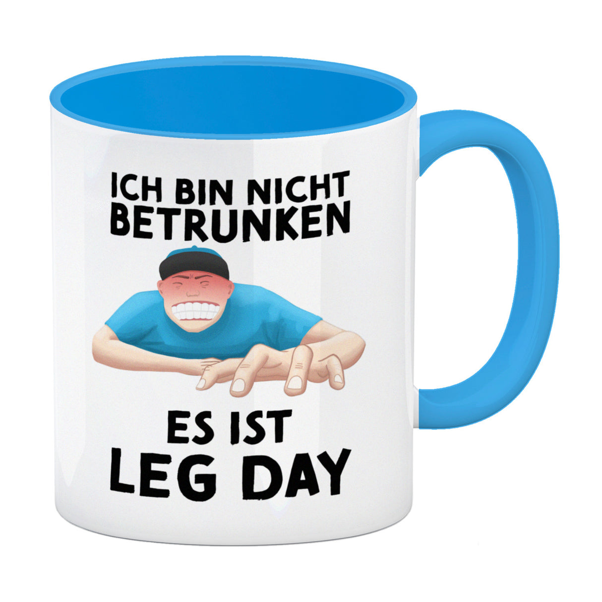 Ich bin nicht betrunken - Es ist Leg Day Fitness Kaffeebecher